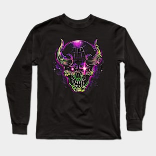 WORLD SKULL Long Sleeve T-Shirt